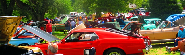 A look at the 2012 car show. Photo by Megan Denney