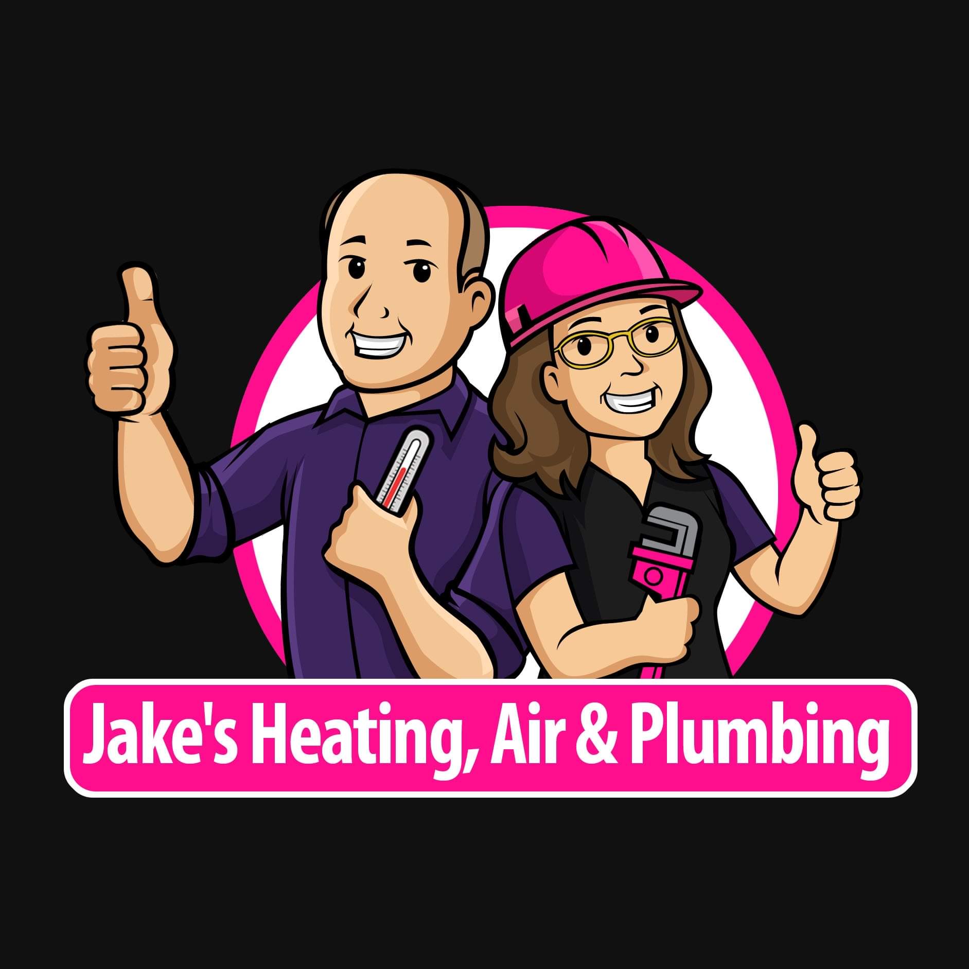 Jakes's Heating, Air, Plumbing Logo